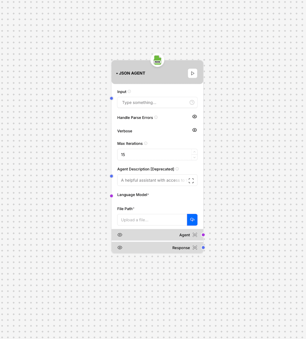 JSON Agent Component