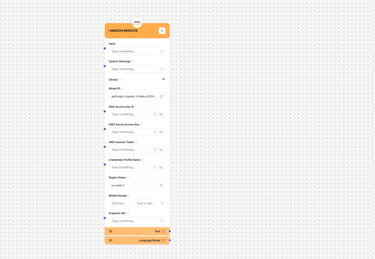 Amazon Bedrock Component