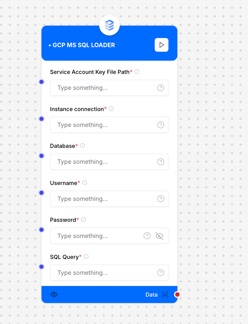 GCP MS SQL Loader Interface