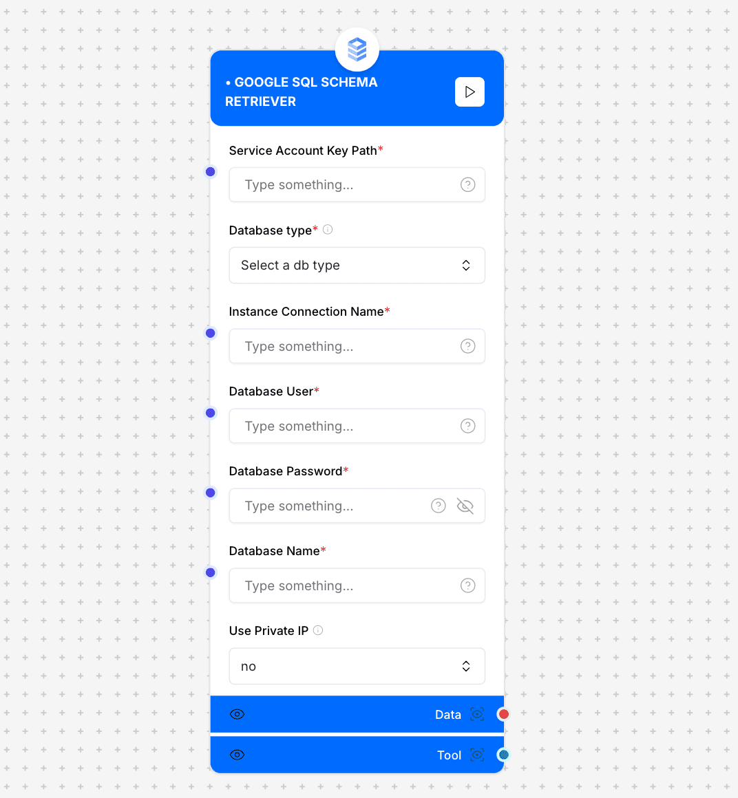 Google SQL Schema Retriever Interface