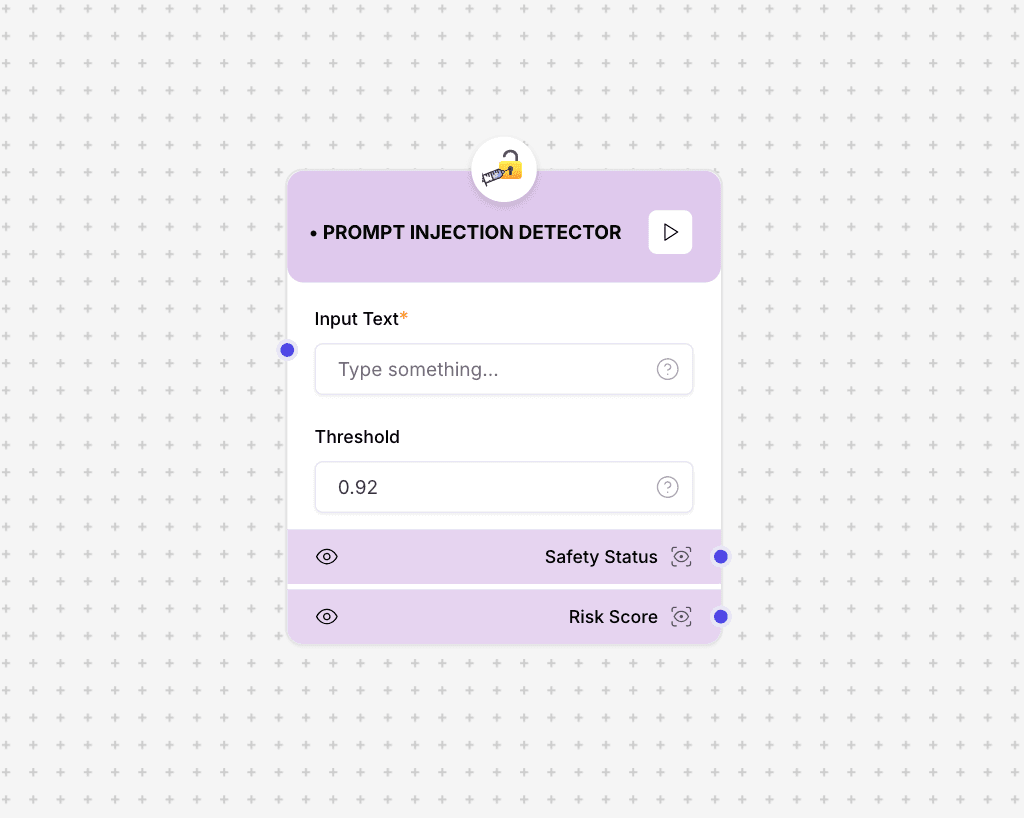 Prompt Injection Detection Component