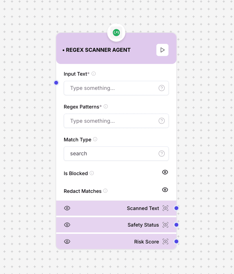RegEx Scanner Component