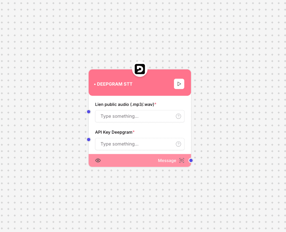 Deepgram STT Component