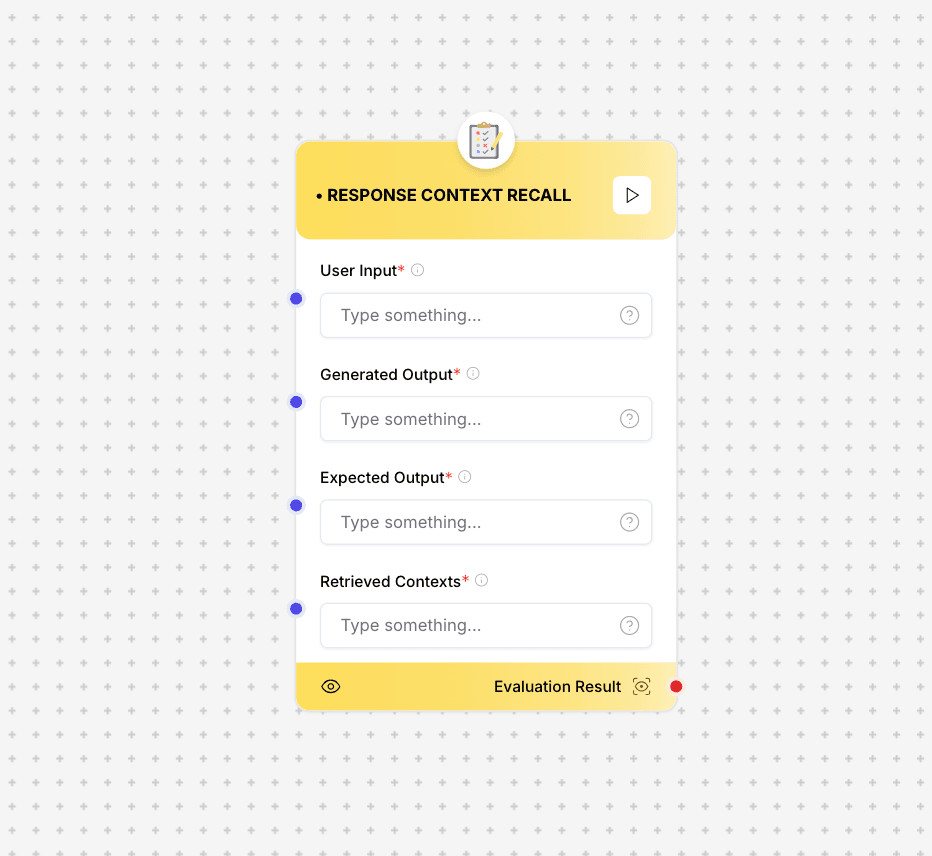 Response Context Recall Component